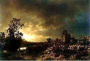 Abendstimmung in der Campagna Oswald achenbach